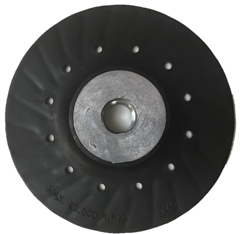 Premium Backup Pad High Speed Air Cooled 4 1/2" x 5/8"-11 NUT Firm