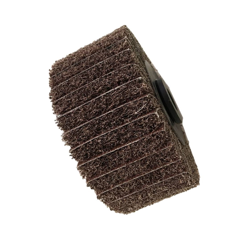 Interleaf Flap Wheel, 5/8"-11 4 1/4 x 2 x 5/8"-11 80 Grit A/O Medium