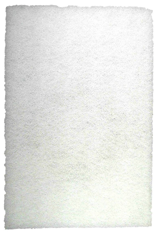 Hand Pads 6" x 9" White Cleaning