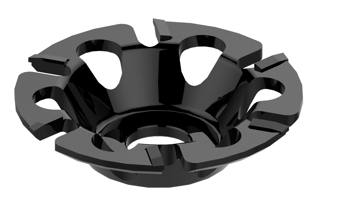 Outil danois 159 Disque de coupe en carbure pour aluminium BLACK LABEL forme plate 4"