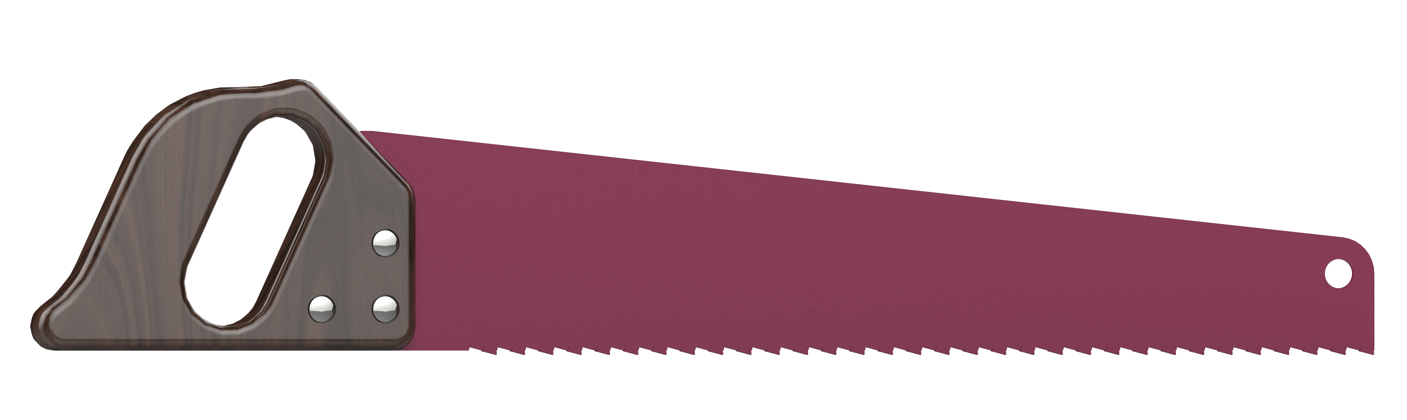 Outil danois 197 Hand Saw Pink label 19-4/5"