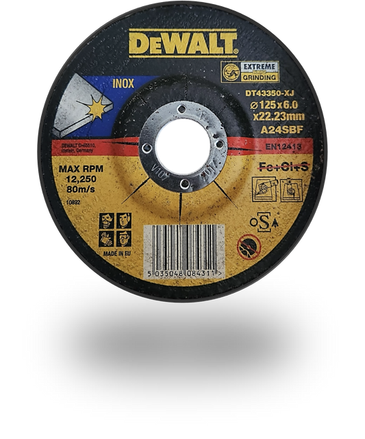 Grinding wheel DeWalt 5" x 1/4" x 7/8" T27