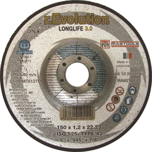 r.Evolution Cutting Wheel 6 X .045 X 7/8 T27