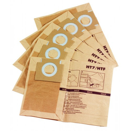 Dust Bag Paper HT7/HTF Case of 50 part # 07040 for Hiretech floor sander